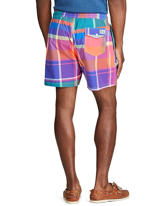 polo ralph lauren men's 5.5 traveler swim trunks
