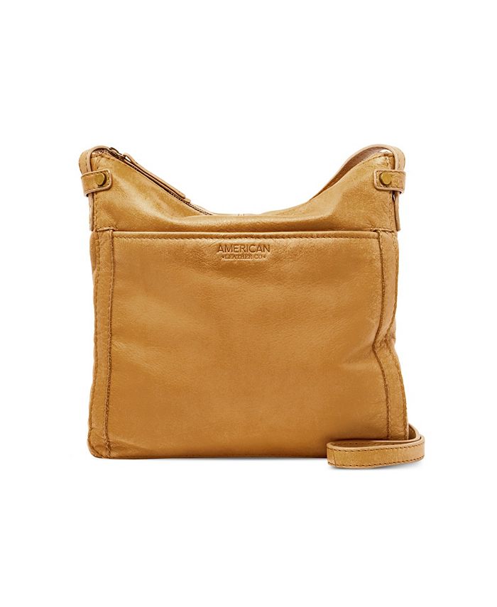 American Leather Co. Evansville Flat Crossbody Macy's