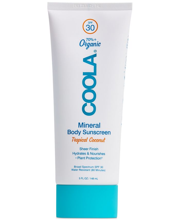 COOLA - Coola Mineral Body Organic Sunscreen Lotion SPF 30 - Tropical Coconut, 5-oz.