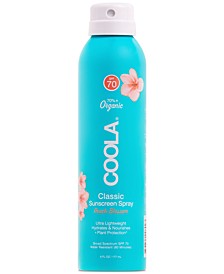 Classic Body Organic Sunscreen Spray SPF 70 - Peach Blossom, 6-oz.