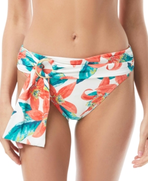UPC 193144996374 product image for Vince Camuto Floral-Print Belted Bikini Bottoms Women's Swimsuit | upcitemdb.com