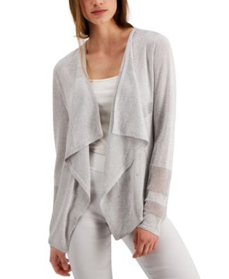 Alfani - Mixed-Stitch Cardigan