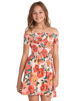 billabong off the shoulder dress