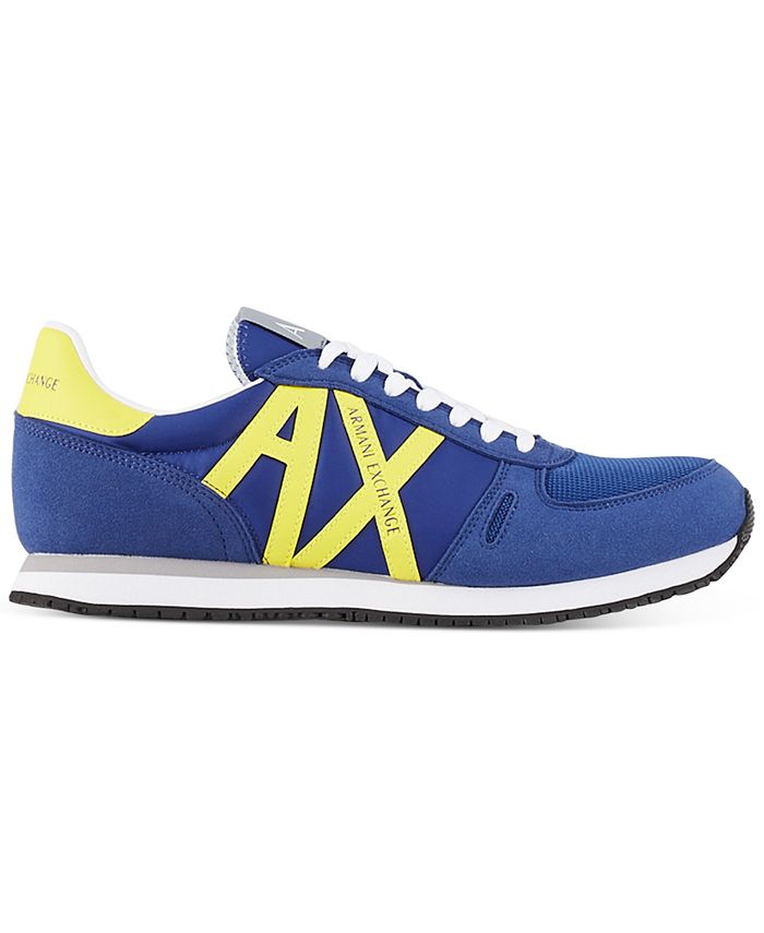 A|X Armani Exchange Men's AX Logo Sneakers - Macy's