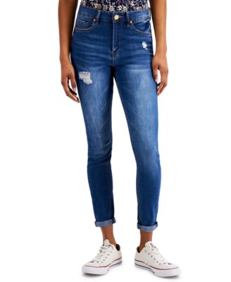Almost Famous - Cuffed Ripped Jeans