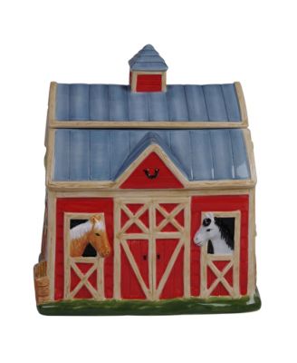 Certified International - Clover Farm 3-D Barn Cookie Jar