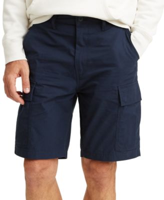 big and tall navy blue cargo shorts