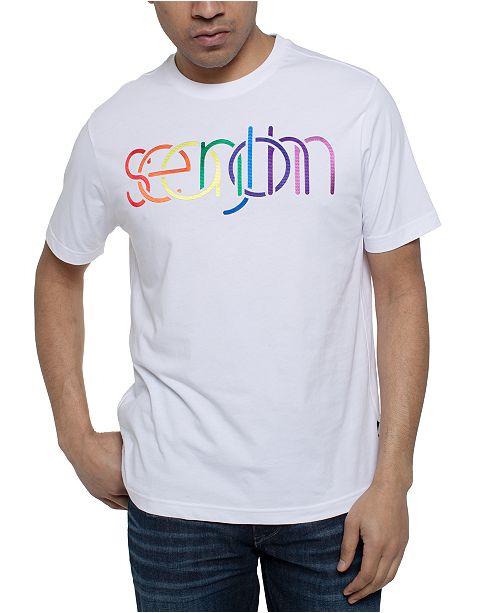 Sean John Men S Colorful Logo T Shirt Reviews T Shirts Men Macy S