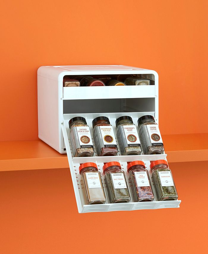 YouCopia SpiceStack® Adjustable 24-Bottle Spice Organizer - Macy's