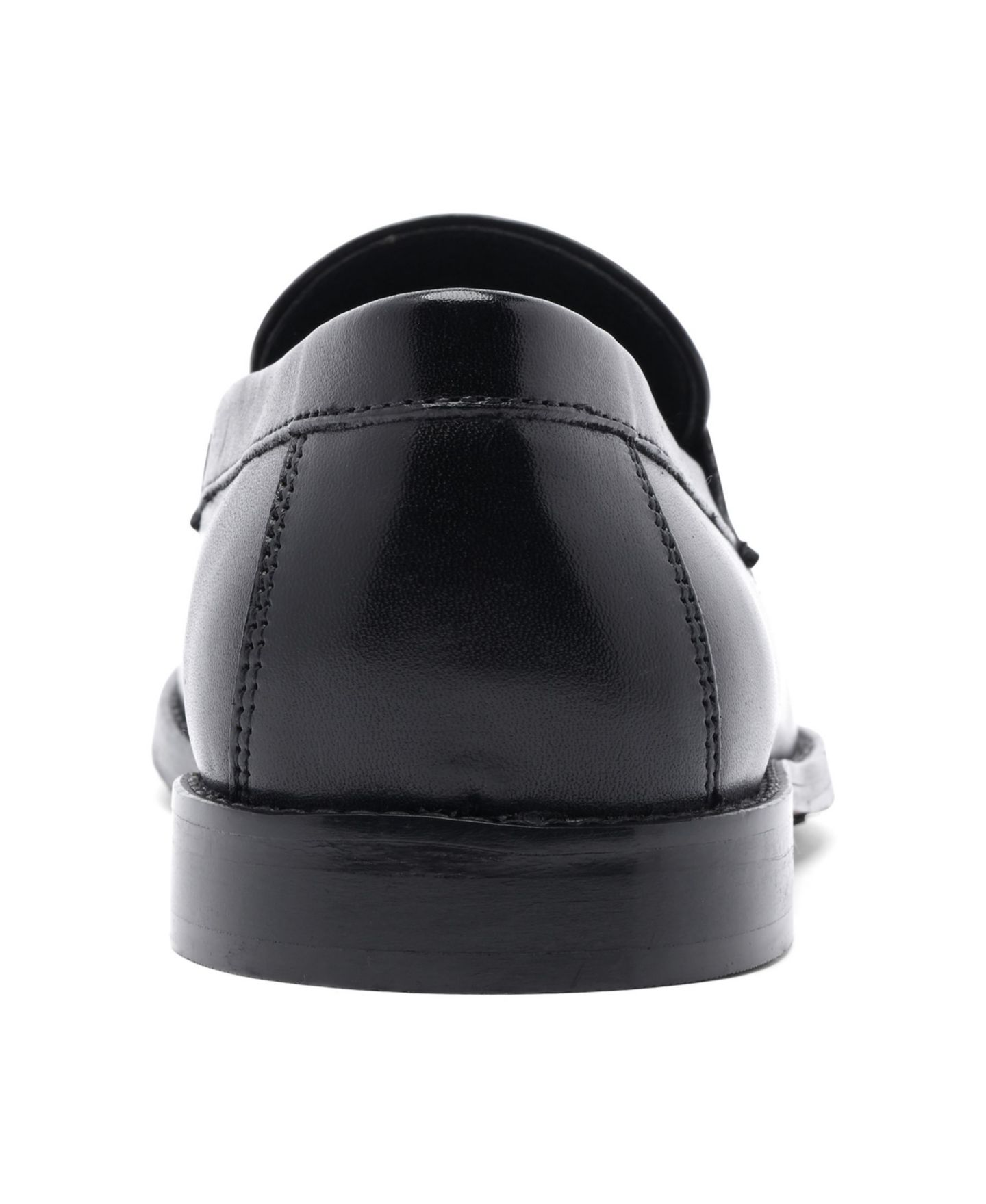 Мужские туфли Anthony Veer Sherman Penny Loafer Slip-On Leather, цвет: Чёрный — фото 3