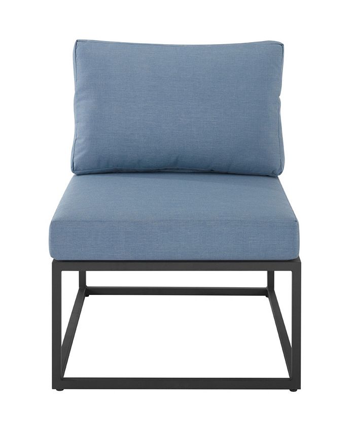 Walker Edison Outdoor Modern Modular Patio Side Chair & Reviews