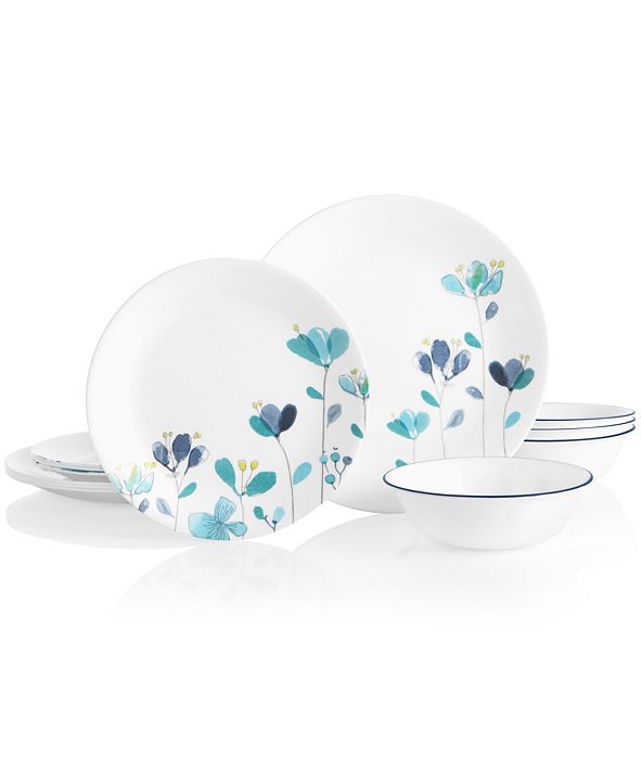 corelle everyday expressions 12 piece dinnerware set