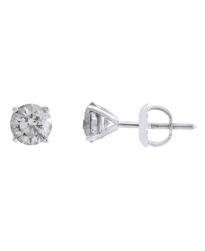 image of Effy Diamond Stud Earrings (1 ct. t.w.) in 14k White Gold