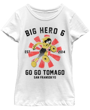 Big Girls Big Hero 6 Go Collegiate Short Sleeve T-shirt