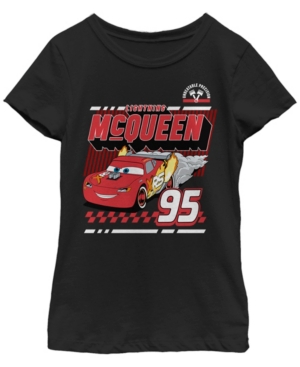 Big Girls Cars-Cars 2 Mcqueens Drag Short Sleeve T-shirt