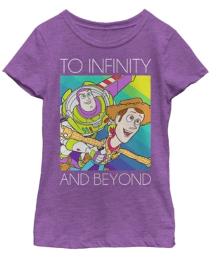 Big Girls Toy Story 1-3 Infinity Short Sleeve T-shirt
