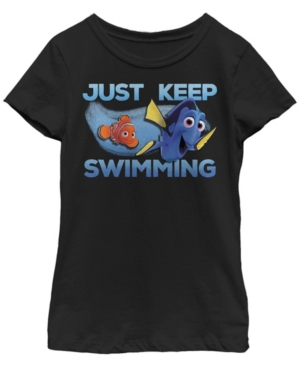 Big Girls Finding Dory Just Swimming Short Sleeve T-shirt