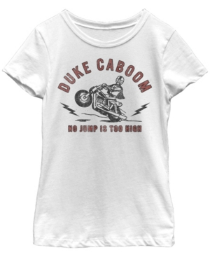Big Girls Toy Story 4 Vintage-Like Duke Short Sleeve T-shirt