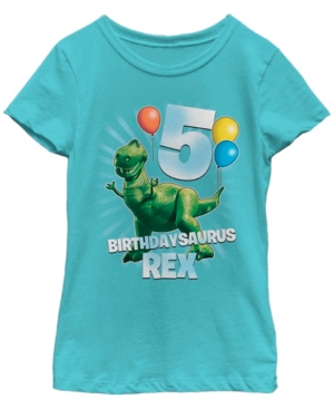 Big Girls Toy Story 1-3 Ballon Rex 5 Short Sleeve T-shirt