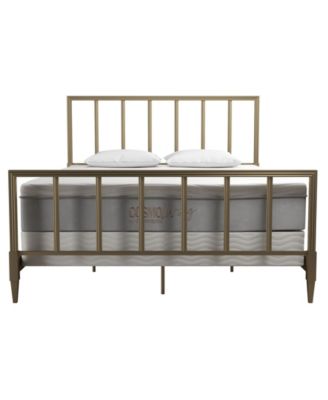 CosmoLiving By Cosmopolitan Blair Brass Metal Bed, Full