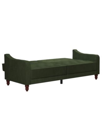 Novogratz Collection Vintage-Like Tufted Split Back Futon - Macy's