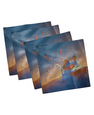 Ambesonne Fantasy Set of 4 Napkins 12