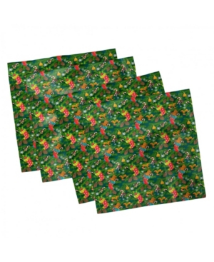 Ambesonne Christmas Set of 4 Napkins 12