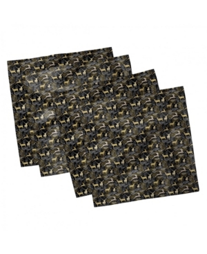 Ambesonne Christmas Set of 4 Napkins 12
