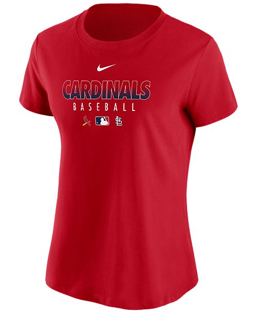 Nike St. Louis Cardinals Women&#39;s Authentic Baseball T-Shirt & Reviews - Sports Fan Shop By Lids ...