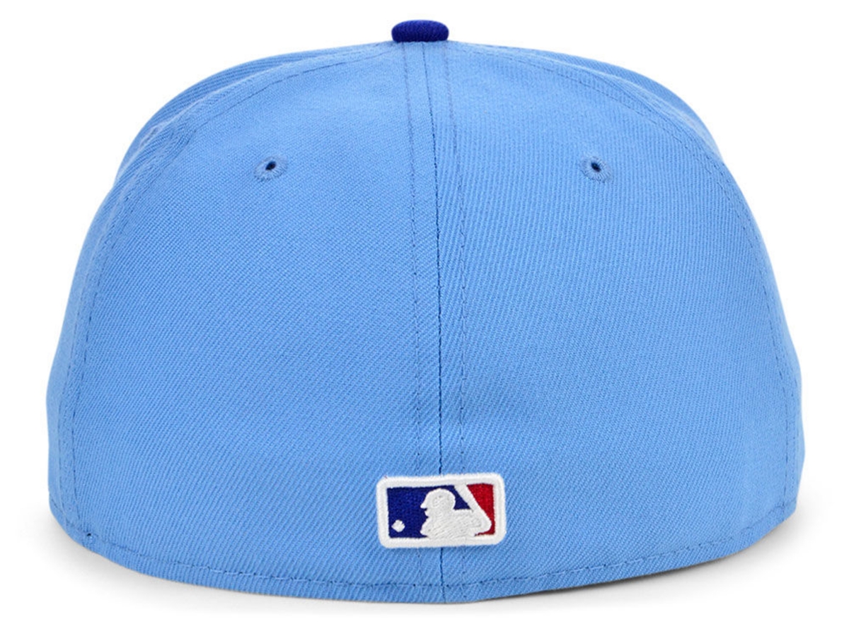 Shop New Era Texas Rangers Authentic Collection 59fifty-fitted Cap In Lightblue,light Royal