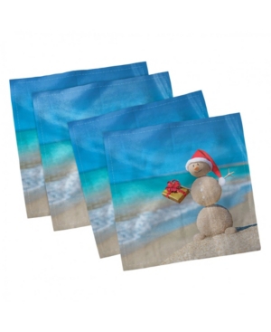 Ambesonne Christmas Set of 4 Napkins 12