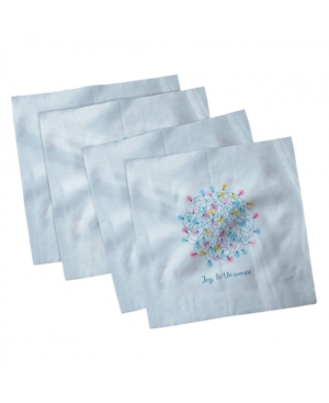 Ambesonne Christmas Set of 4 Napkins 12