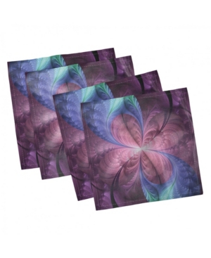 Ambesonne Trippy Set of 4 Napkins 18