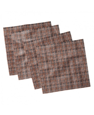 Ambesonne Retro Set of 4 Napkins 18