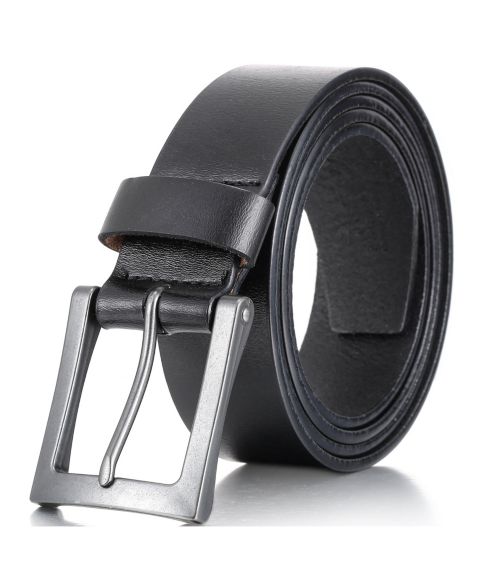 Мужской ремень Gallery Seven Mio Marino Intrepid Casual Prong Belt, цвет: Глубокий угольный