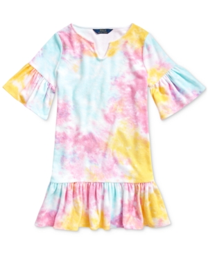 Polo Ralph Lauren Big Girls Tie-Dye Terry Cover-Up