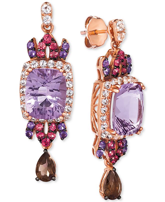 Le Vian MultiGemstone Drop Earrings (7 ct. t.w.) in 14k