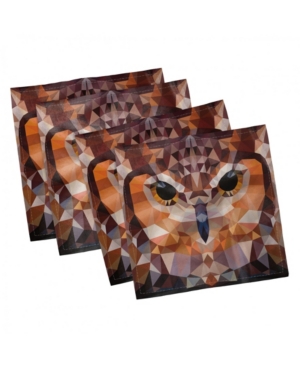 Ambesonne Geometric Set of 4 Napkins 18