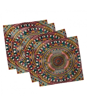 Ambesonne Tribal Set of 4 Napkins 18