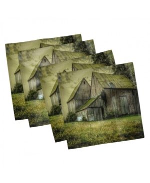 Ambesonne Country Set of 4 Napkins 18