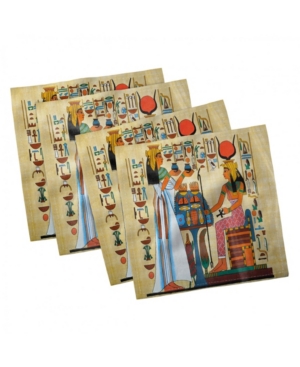 Ambesonne Retro Set of 4 Napkins 18