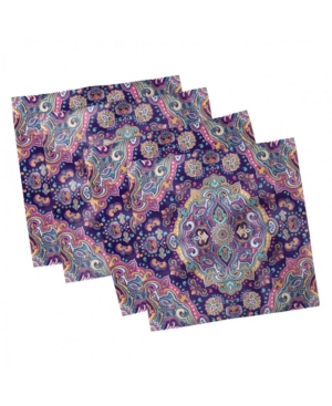 Ambesonne Ethnic Set of 4 Napkins 18