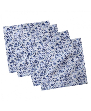 Ambesonne Watercolor Flower Set of 4 Napkins 18