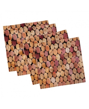 Ambesonne Wine Set of 4 Napkins 18