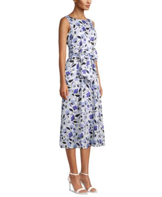 bow front midi dress