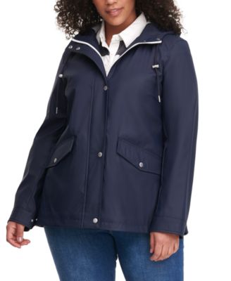 plus size lightweight raincoat