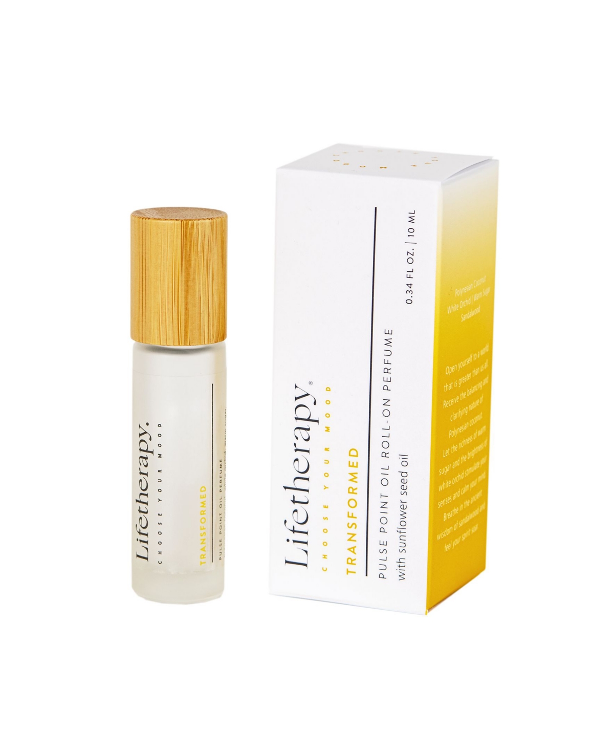 Lifetherapy Transformed Pulse Point Oil Roll-On Perfume, 0.34 oz