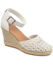 Womens white online closed toe sandals