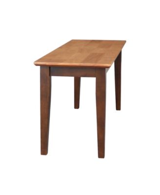International Concepts Unfinished 72 in. Shaker style bench | The Home