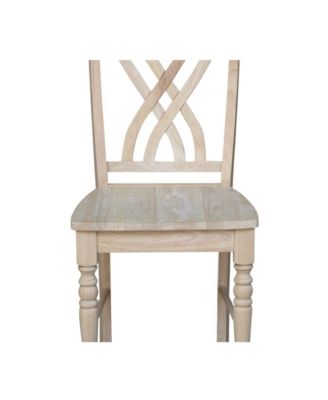 Lattice Bar Height Stool